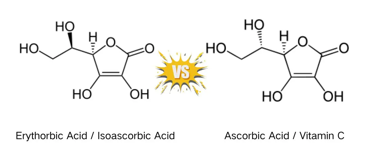 Erythorbic Acid VS Ascorbic Acid Ácido Eritórbico VS Ácido Ascórbico