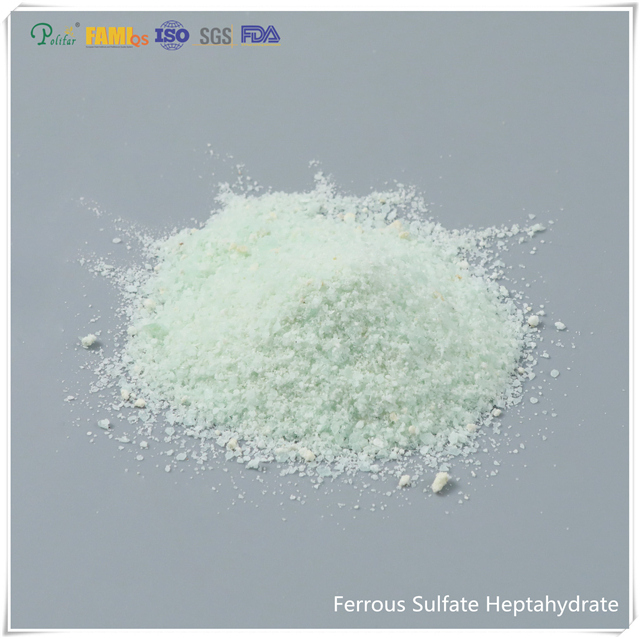 Cristal heptahidratado de sulfato ferroso a granel 19,37%