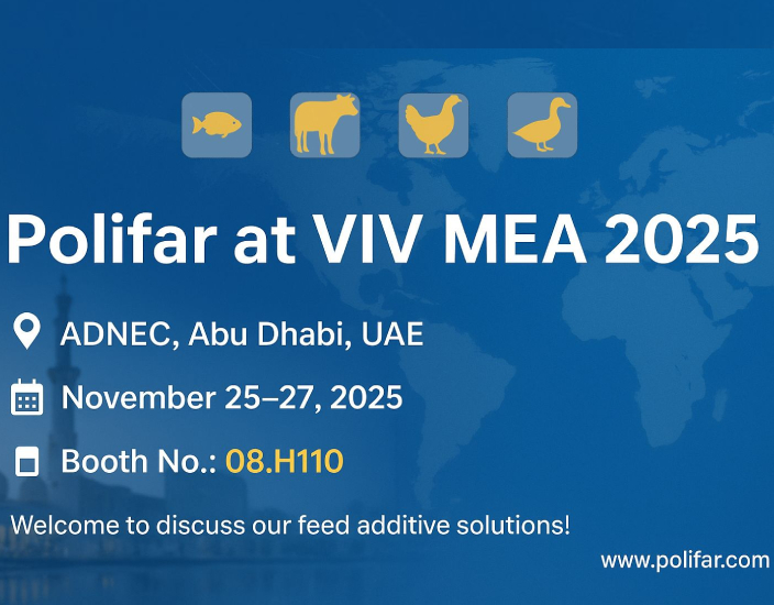 Polifar na VIV MEA 2025 – Estande 08.H110