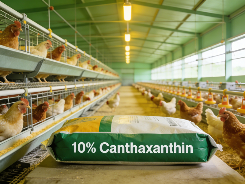 Aditivo alimentar cantaxantina