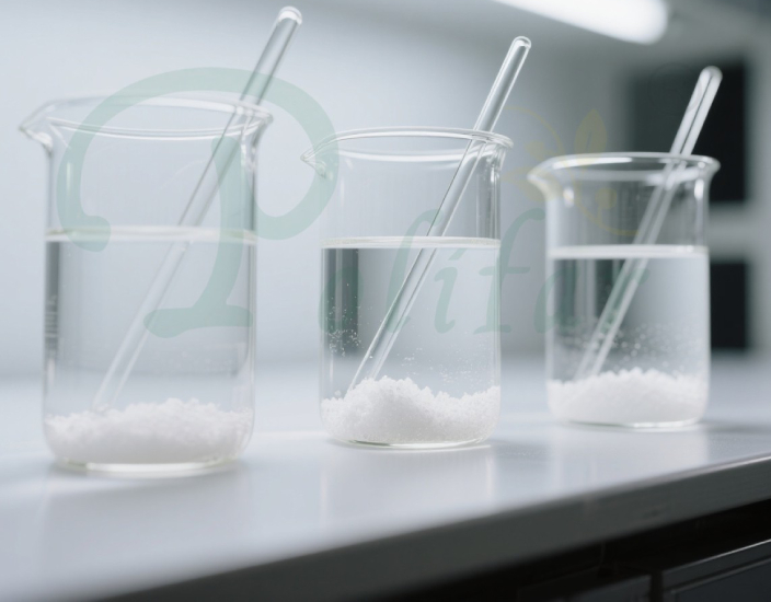 Comparação de ácido fumárico CWS HWS e grau industrial