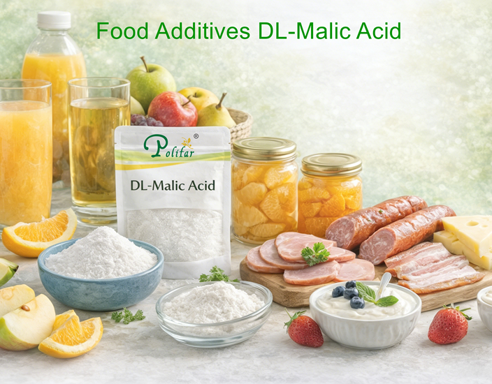 Quais são as funções e aplicações do ácido DL-Málico?