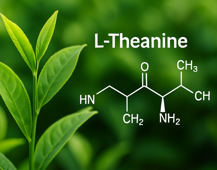 Como l-teanina funciona em produtos alimentícios