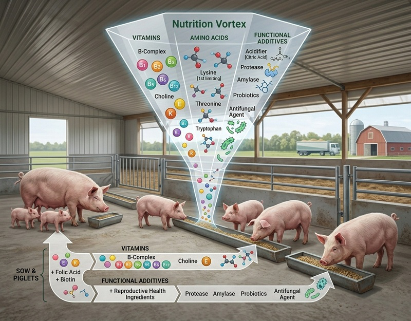 Pig Premixes Pré-misturas de porco